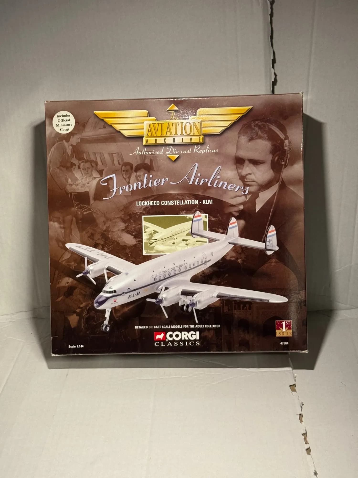 Corgi 1:144 Lockheed L-1049 Constellation Diecast KLM AA47504, photo 1