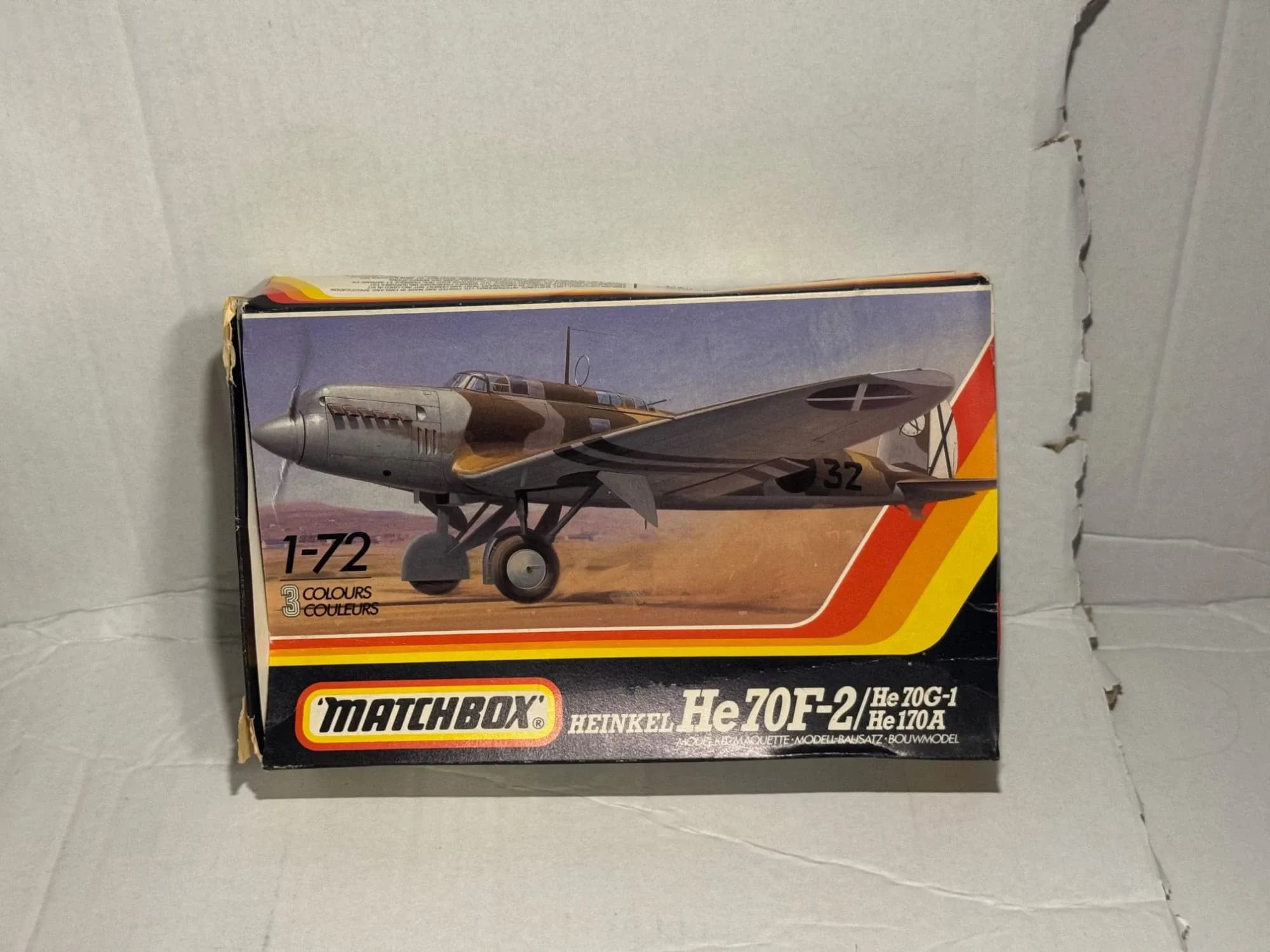 Matchbox 1:72 Heinkel He 70F-2 / He 70G-1 / He 170A Aircraft Model Kit, photo 1