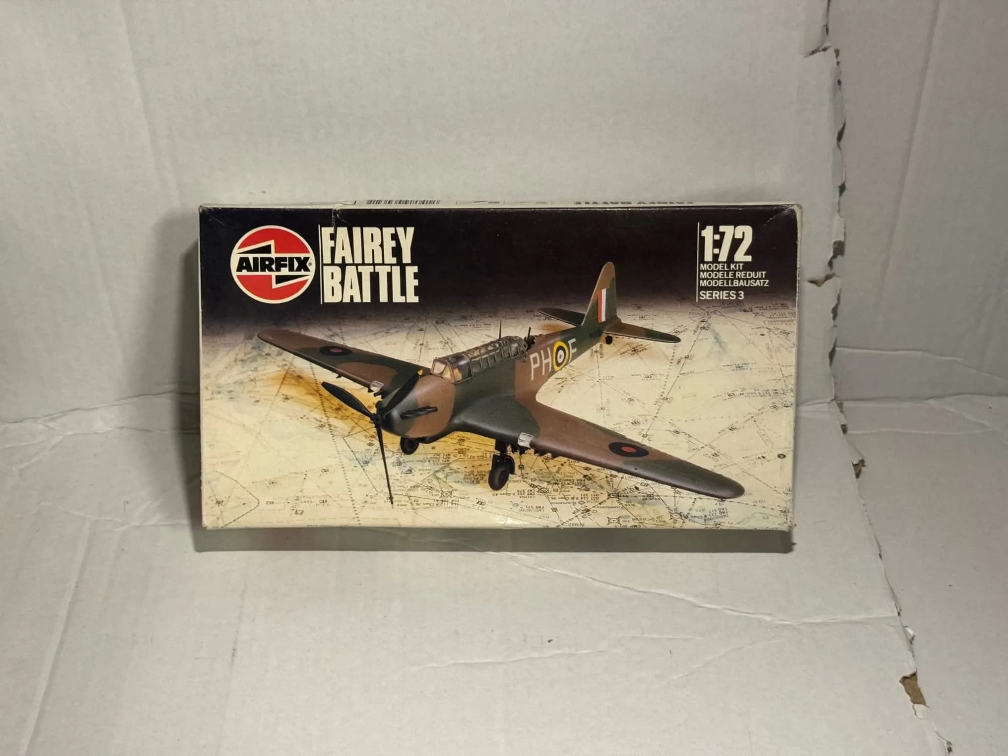 Airfix 1:72 Fairey Battle Model Kit Royal Air Force 03032, photo 1