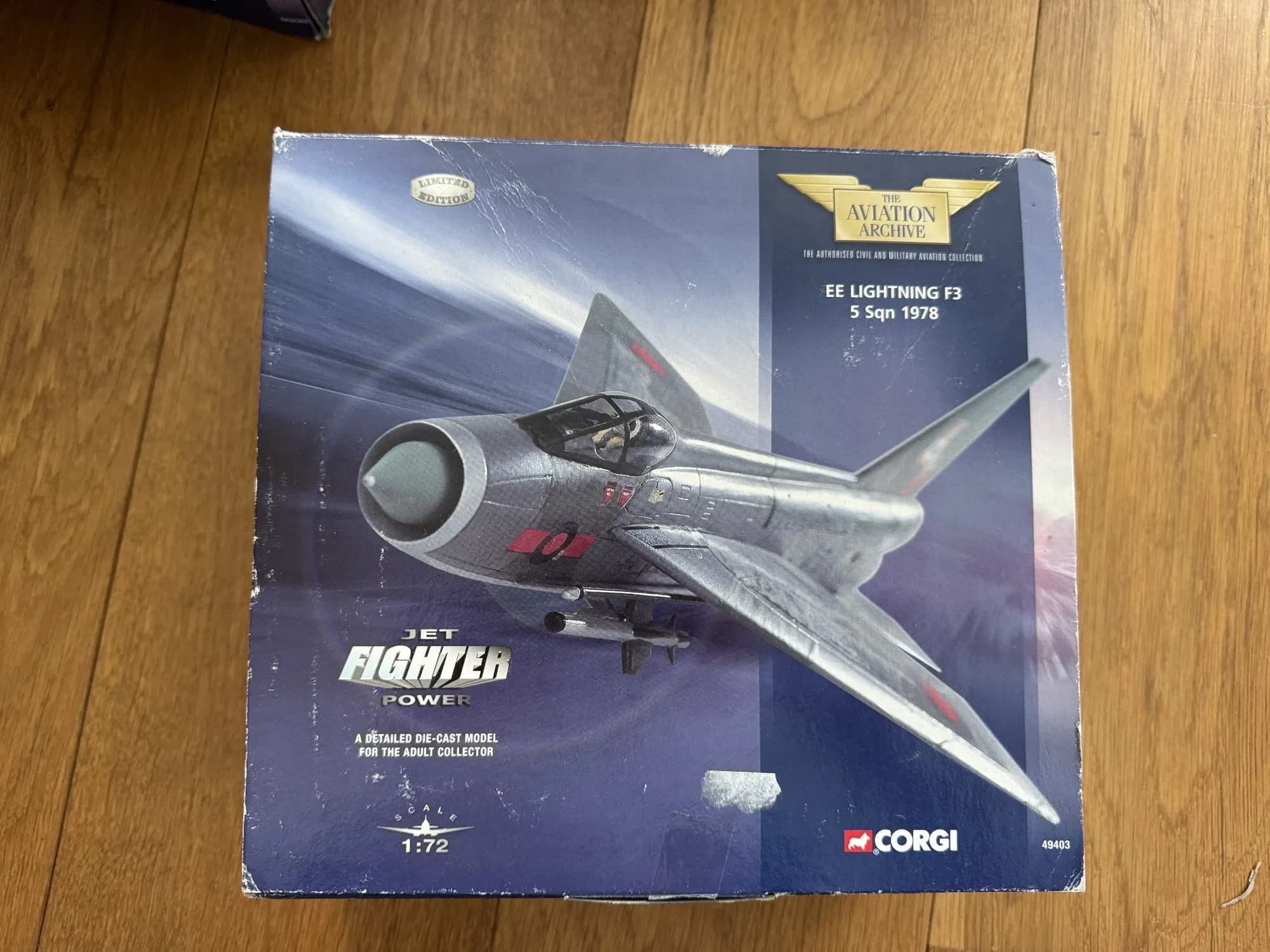 Corgi 1:72 EE Lightning Diecast Royal Air Force AA49403, photo 1