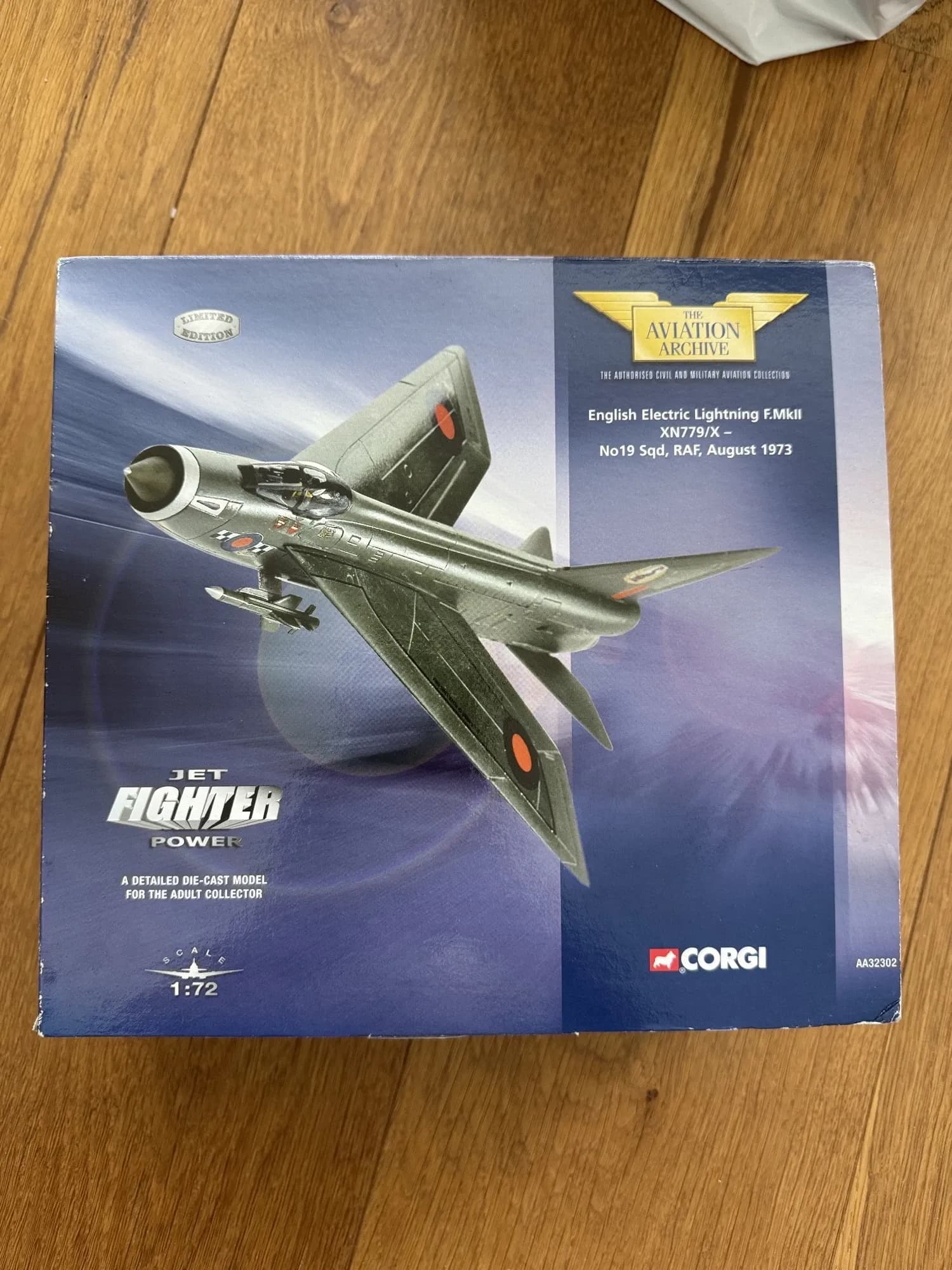 Corgi 1:72 EE Lightning Diecast Royal Air Force AA32302, photo 1