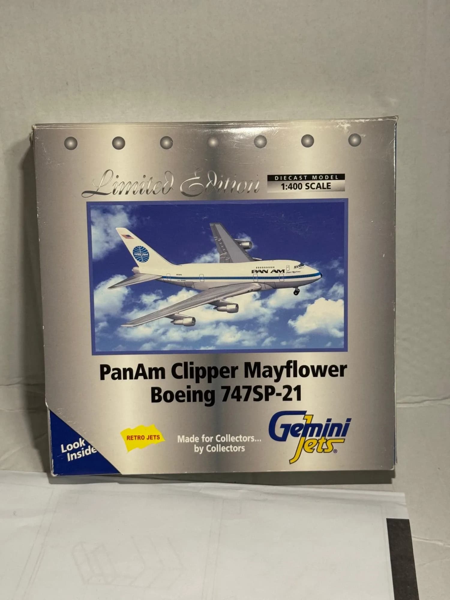 Gemini Jets 1:400 Boeing 747 SP Diecast Pan Am GJPAA011, photo 1