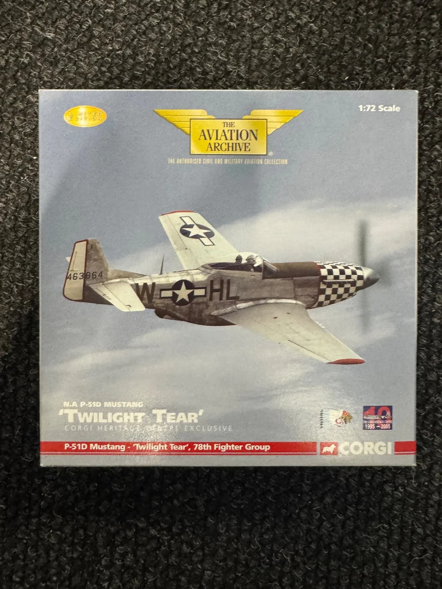 Corgi 1:72 P-51 Mustang Twilight Tear United States Air Force AA32220, photo 1