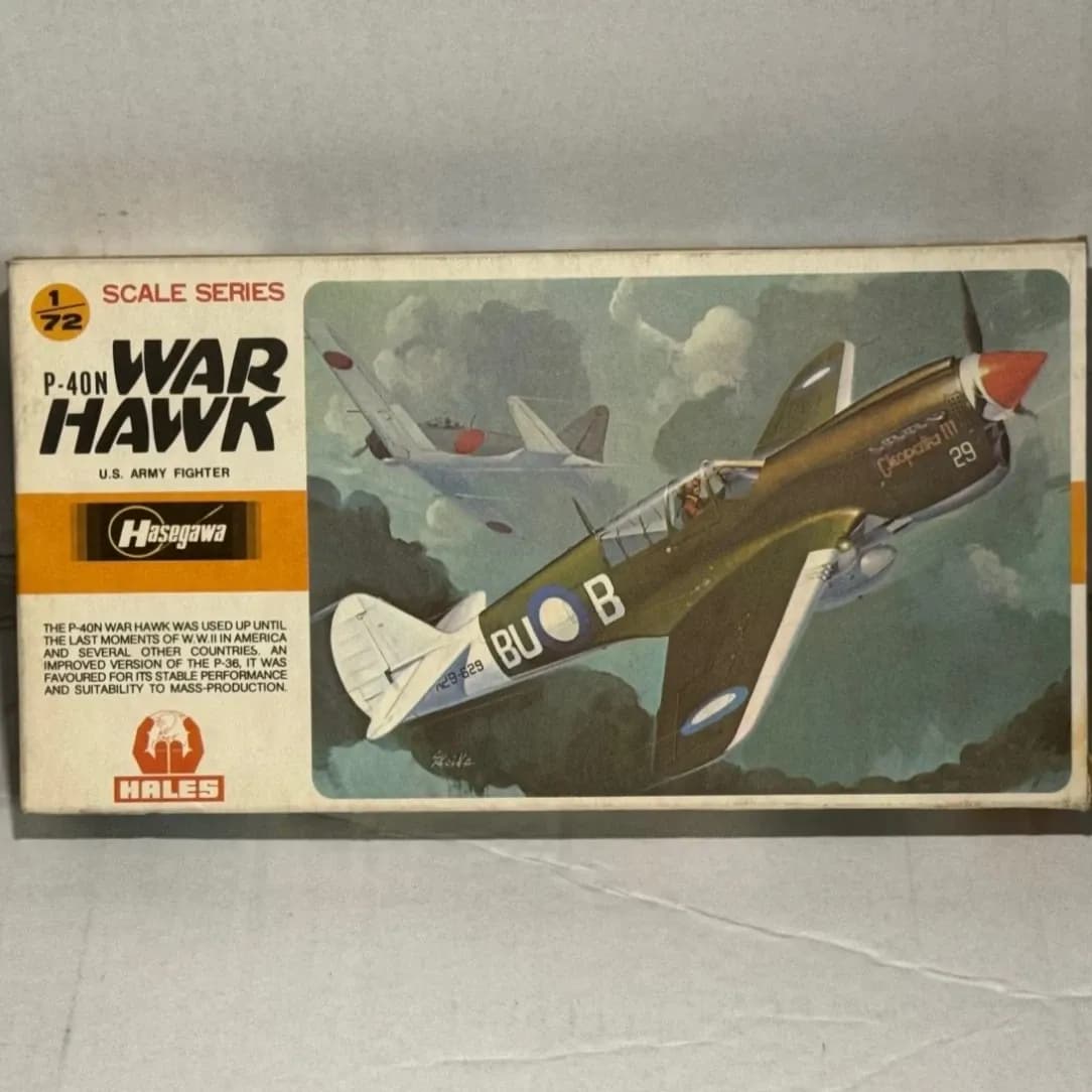 Hasegawa 1:72 Curtiss P-40N Warhawk Model Kit JS-115, photo 1