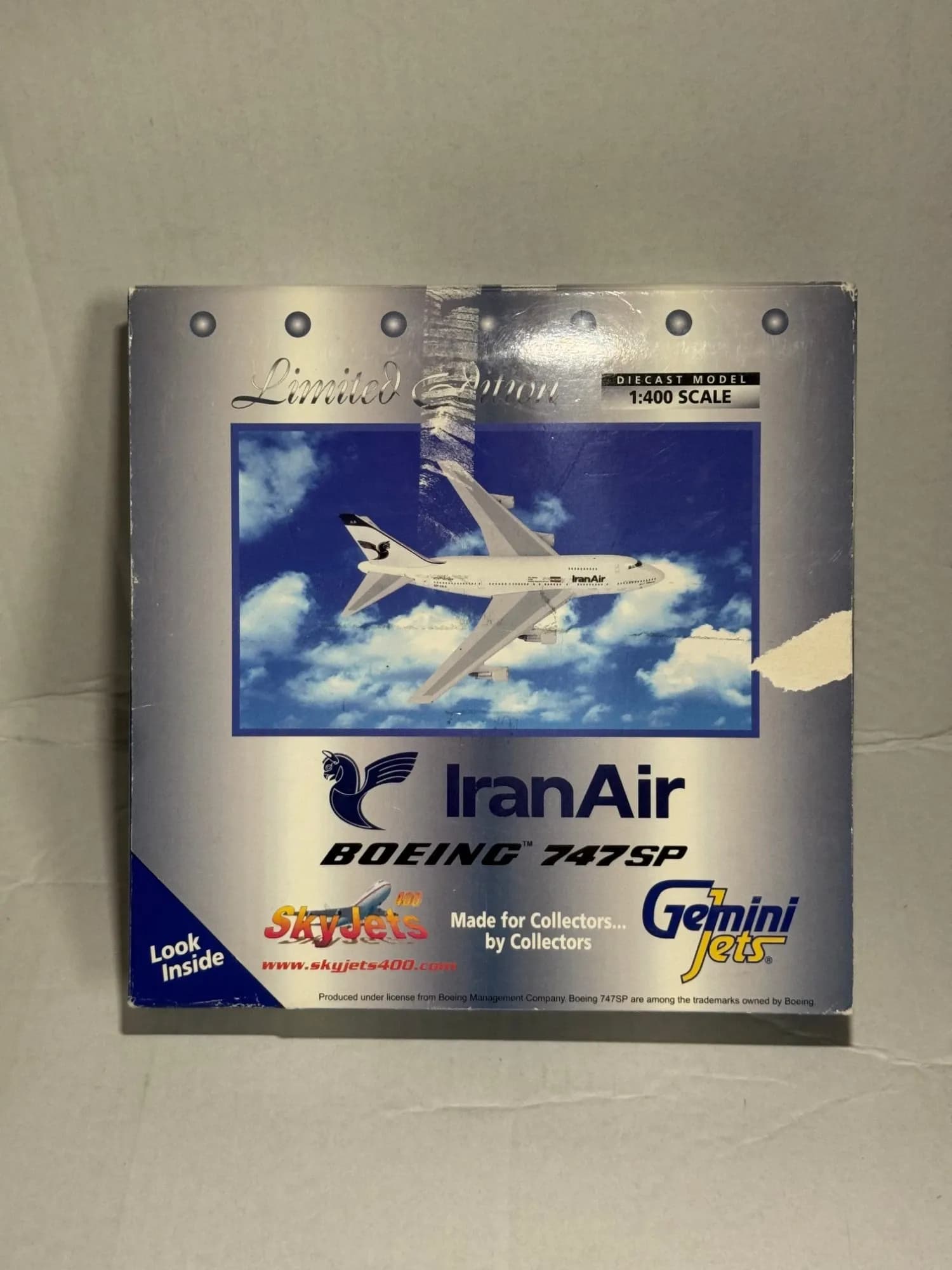 Gemini Jets 1:400 Boeing 747SP Diecast GJIRA350, photo 1