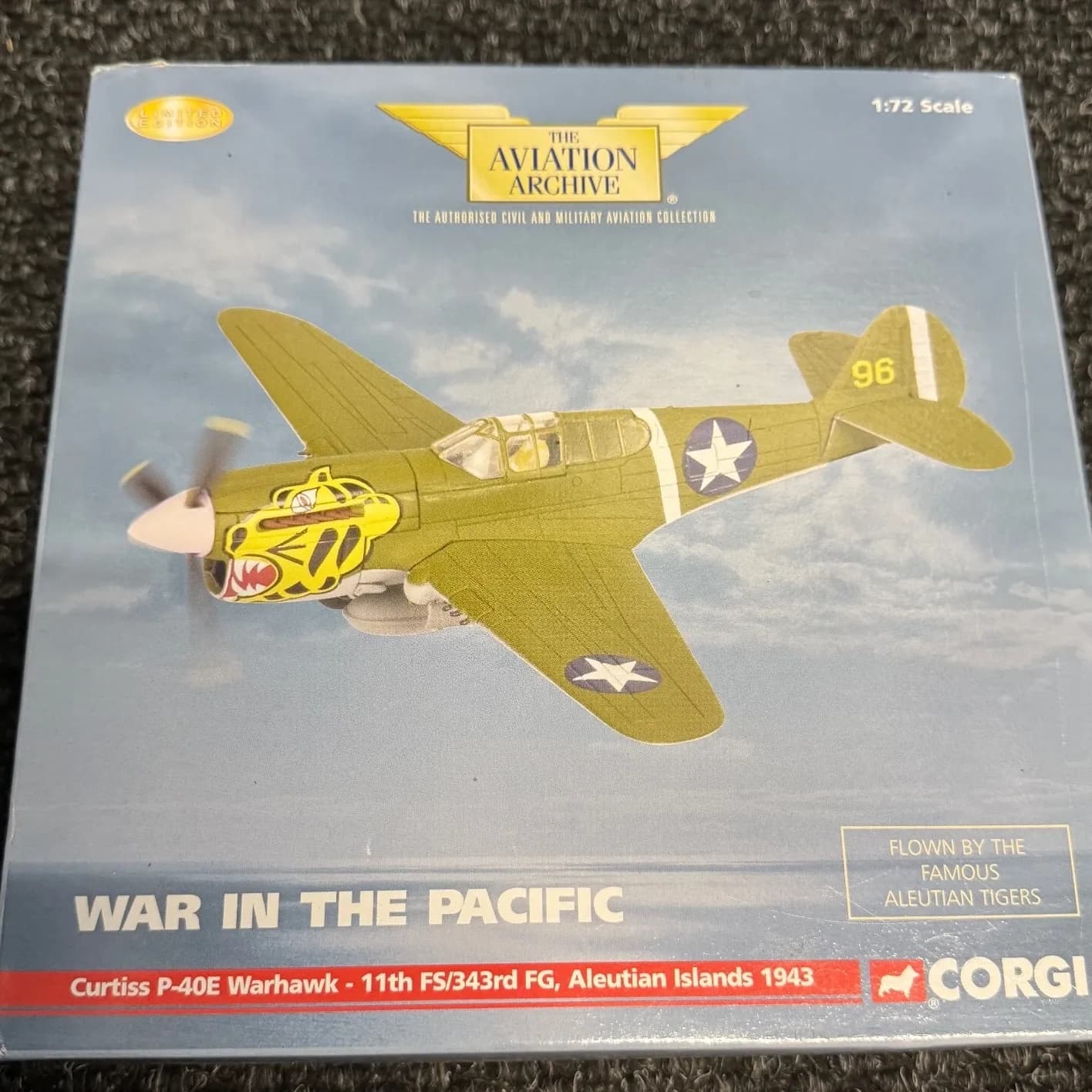 Corgi 1:72 P-40 Warhawk Diecast United States Air Force AA35205, photo 1